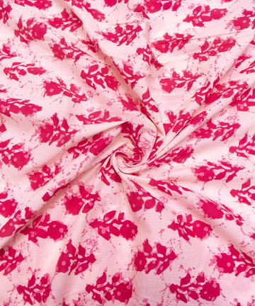 Off White Buti Screen Printed Cotton Fabric